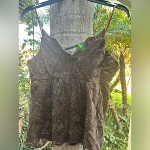 Rampage Chocolate Brown Top